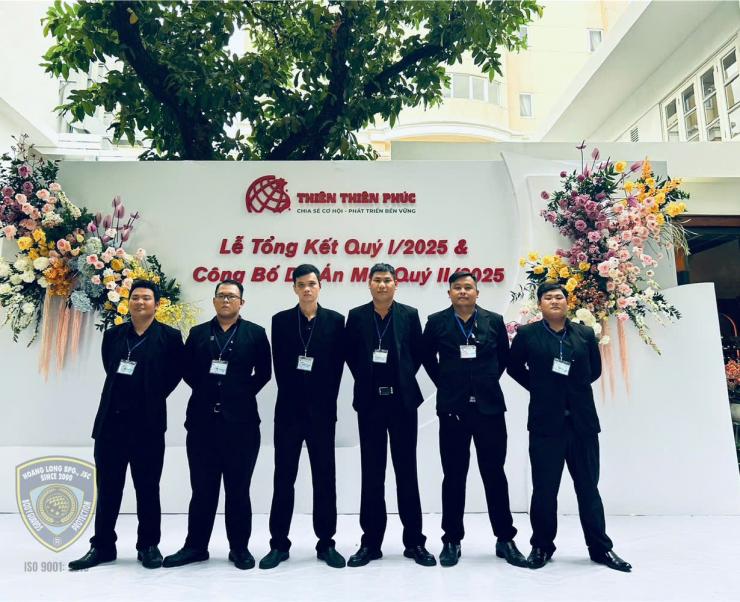 08/05/2025 – ĐỘI VỆ SĨ HOÀNG LONG BẢO VỆ CÁ NHÂN TẠI NHÀ HÀNG CÔN SƠN, QUẬN 3, TP. HCM