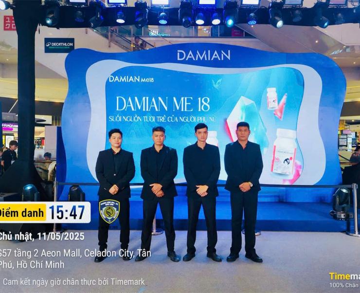 11/05/2025 SỰ KIỆN NHÃN HÀNG DAMIAN VÀ CA SĨ BIỂU DIỄN TẠI AEON MALL TÂN PHÚ – TP. HCM