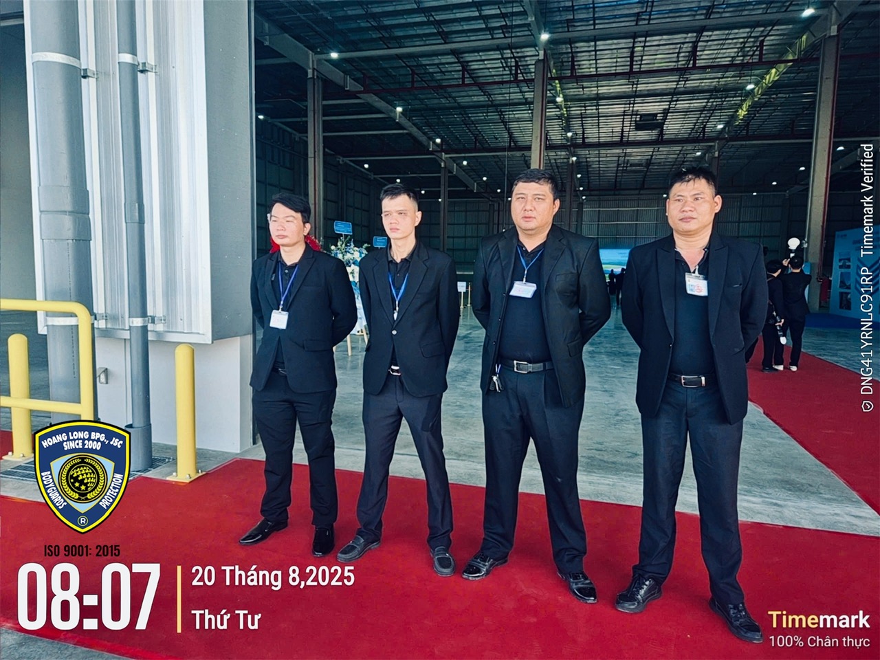 20/08/25 BẢO VỆ & VỆ SĨ SỰ KIỆN KHÁNH THÀNH NHÀ MÁY LOGICROSS NAM THUẬN – MITSUBISHI NHẬT BẢN