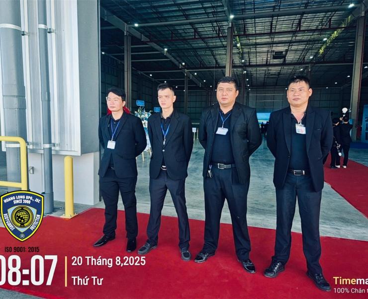 20/08/25 BẢO VỆ & VỆ SĨ SỰ KIỆN KHÁNH THÀNH NHÀ MÁY LOGICROSS NAM THUẬN – MITSUBISHI NHẬT BẢN