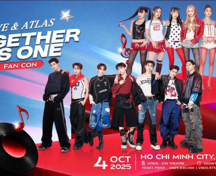 03/10/2025 ĐỘI VỆ SĨ HOÀNG LONG ĐÓN 2 ĐOÀN NGHỆ SĨ THÁI LAN 4EVE & ATLAS TẠI SÂN BAY TÂN SƠN NHẤT TP. HCM