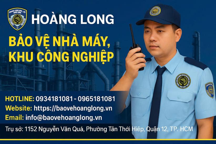 DỊCH VỤ BẢO VỆ NHÀ MÁY-KHU CÔNG NGHIỆP