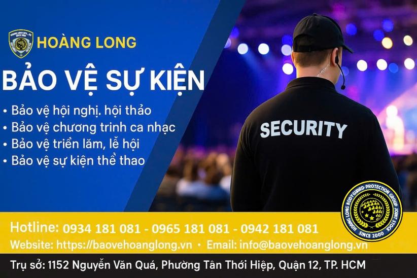 DỊCH VỤ BẢO VỆ SỰ KIỆN CHUYÊN NGHIỆP